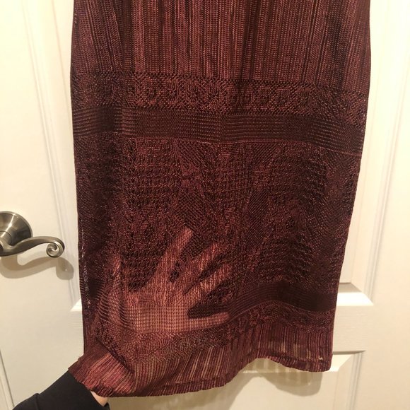 Vintage Algo Dress Size 8 Made in Canada 100% Polyester 100% Acetate Lining - Picture 5 of 9